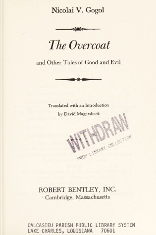 Cover of The Overcoat, and Other Tales of Good and Evil