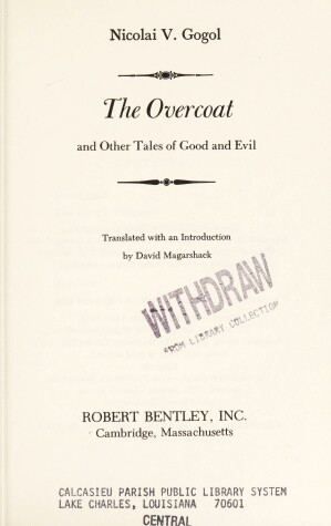 Book cover for The Overcoat, and Other Tales of Good and Evil