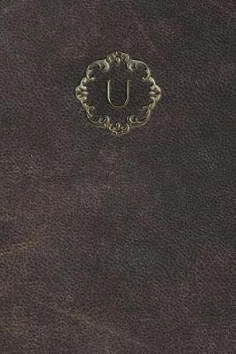 Book cover for Monogram "U" Notebook