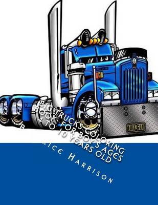 Book cover for Big Trucks Coloring Book