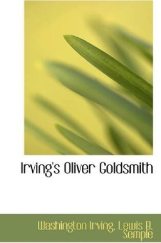 Cover of Irving's Oliver Goldsmith