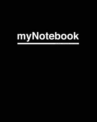 Cover of Mynotebook (Black, Special Edition)