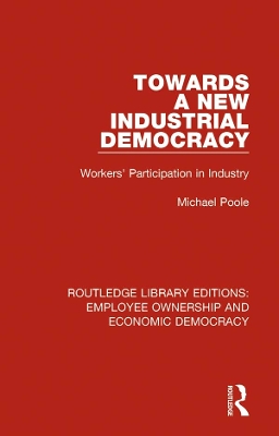 Book cover for Towards a New Industrial Democracy