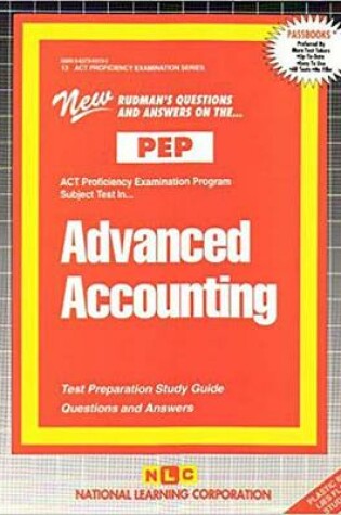 Cover of ADVANCED ACCOUNTING