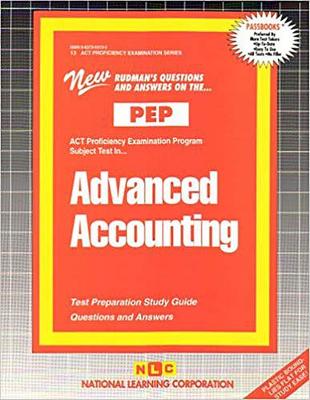 Book cover for ADVANCED ACCOUNTING