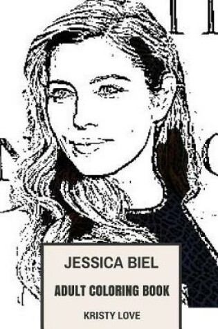 Cover of Jessica Biel Adult Coloring Book