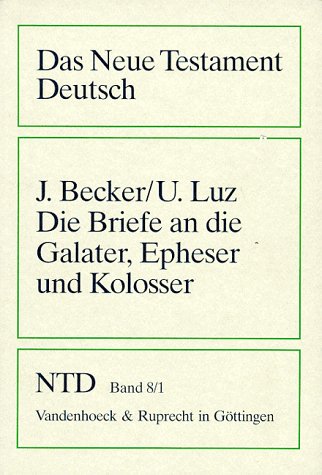 Book cover for Die Briefe an Die Galater, Epheser Und Kolosser