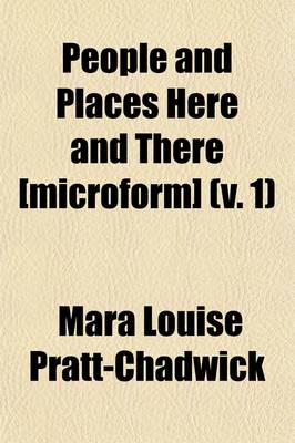 Book cover for People and Places Here and There (Volume 1)