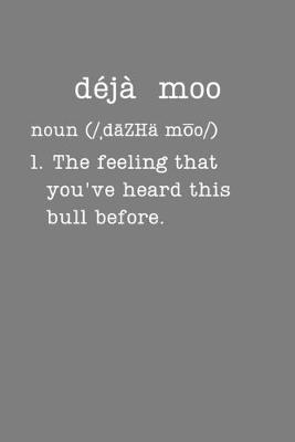 Book cover for Deja Moo