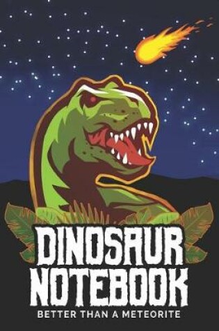 Cover of Dinosaur Notebook Better Than A Meteorite