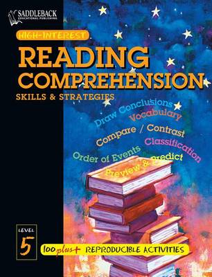 Book cover for Reading Comprehension Skills & Strategies Level 5