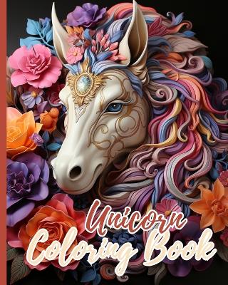 Book cover for Unicorn Coloring Book