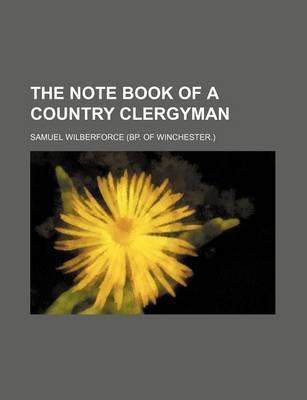 Book cover for The Note Book of a Country Clergyman