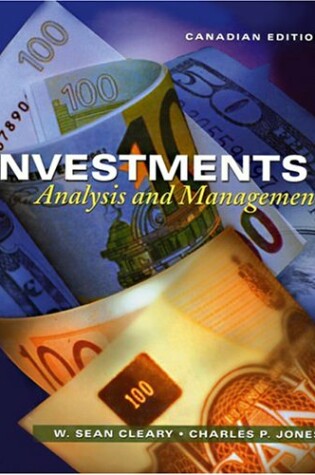 Cover of Investments - Analysis & Management 1e Cdn