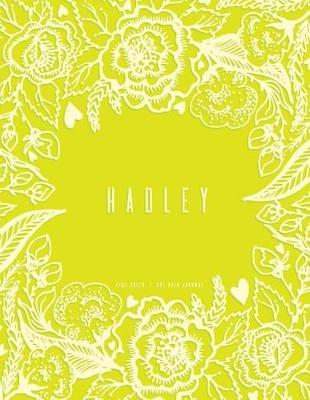 Book cover for Hadley - Lime Green Dot Grid Journal