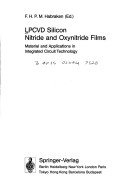 Book cover for Lpcvd Silicon Nitride and Oxynitride Films