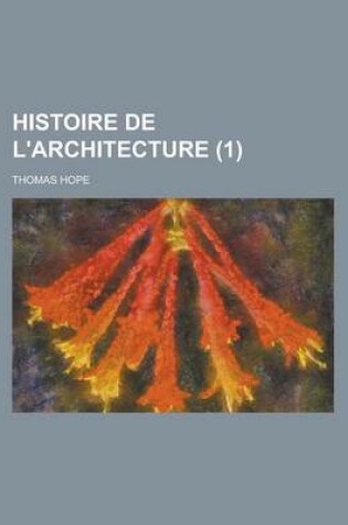 Cover of Histoire de L'Architecture (1)