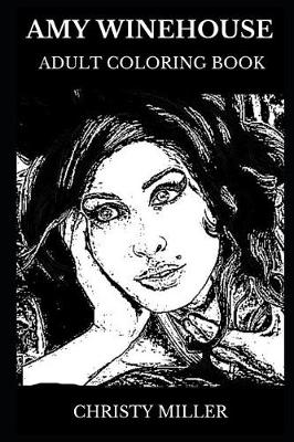 Cover of Amy Winehouse Adult Coloring Book