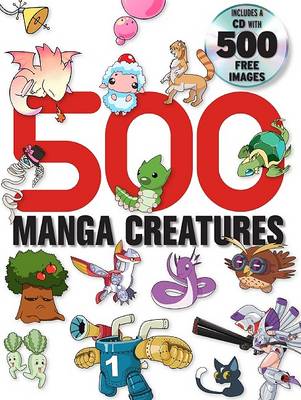 Book cover for 500 Manga Creatures