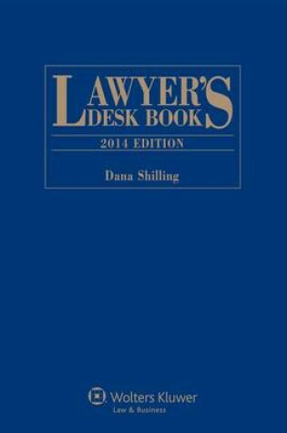 Cover of Lawyers Desk Book, 2014 Edition