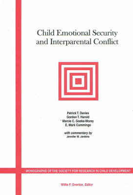 Book cover for Child Emotional Security and Interparental Conflict