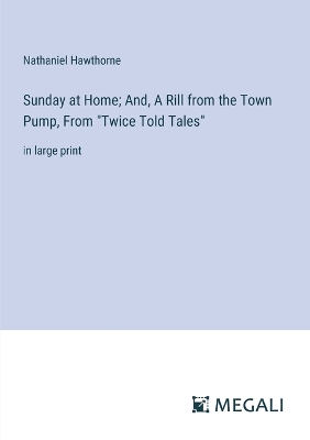 Book cover for Sunday at Home; And, A Rill from the Town Pump, From "Twice Told Tales"