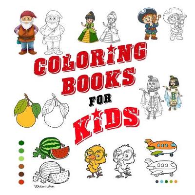 Book cover for Coloring Book For Kids