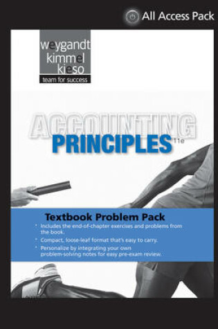 Cover of Textbook Problem Pack to Accompany Weygandt, Accounting Principles, 11th Revised Edition