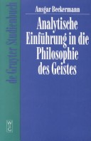 Book cover for Analytische Einfuhrung in Die Philosophie DES Geistes