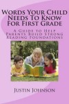 Book cover for Words Your Child Needs to Know for First Grade