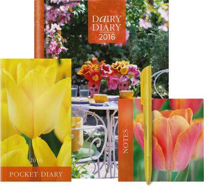 Cover of Dairy Diary Set 2016: Week-to-View A5 Kitchen & Home Diary with Pocket Diary & Notepad
