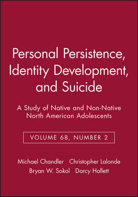 Cover of Personal Persistence, Identity Development, and Suicide