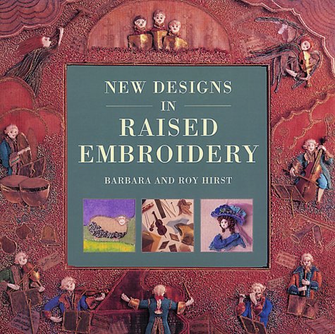 Book cover for New Designs in Raised Embroidery