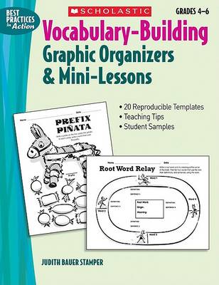 Book cover for Vocabulary-Building Graphic Organizers & Mini-Lessons