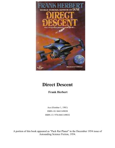 Book cover for Direct Descent