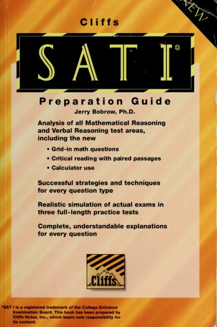 Cover of SAT I Preparation Guide