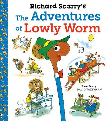 Book cover for Richard Scarry's The Adventures of Lowly Worm