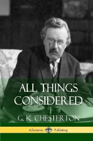 Cover of All Things Considered (Hardcover)