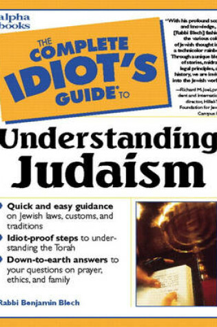 Cover of Complete Idiot's Guide to Understanding Judaism