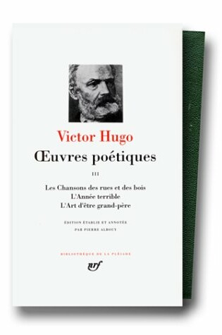 Cover of Oeuvres Poetiques Tome 3