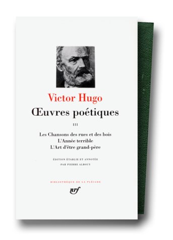 Book cover for Oeuvres Poetiques Tome 3