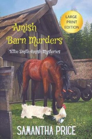 Cover of Amish Barn Murders LARGE PRINT