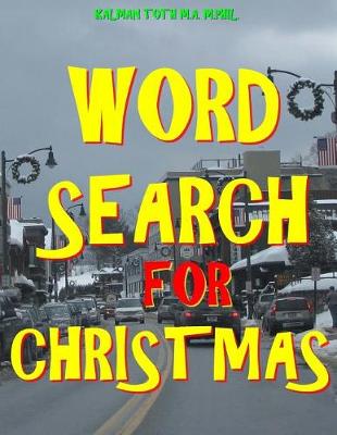 Book cover for Word Search for Christmas