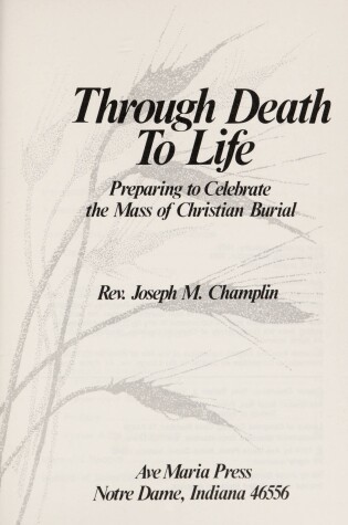 Cover of Through Death to Life