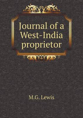 Book cover for Journal of a West-India proprietor