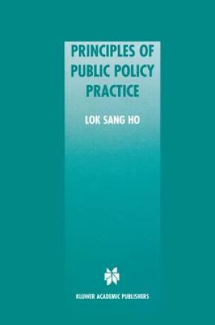 Cover of Principles of Public Policy Practice