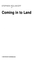 Cover of Coming in to Land