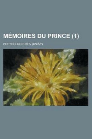 Cover of Memoires Du Prince (1)