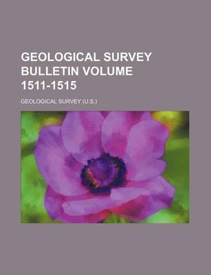 Book cover for Geological Survey Bulletin Volume 1511-1515