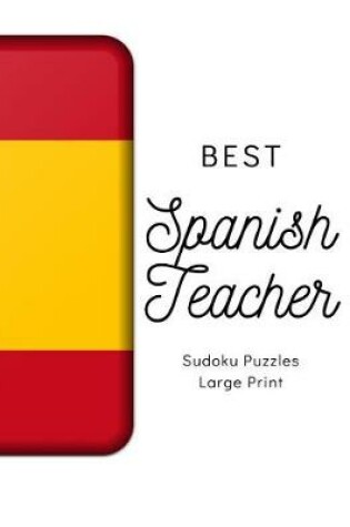 Cover of Best Spanish Teacher Sudoku